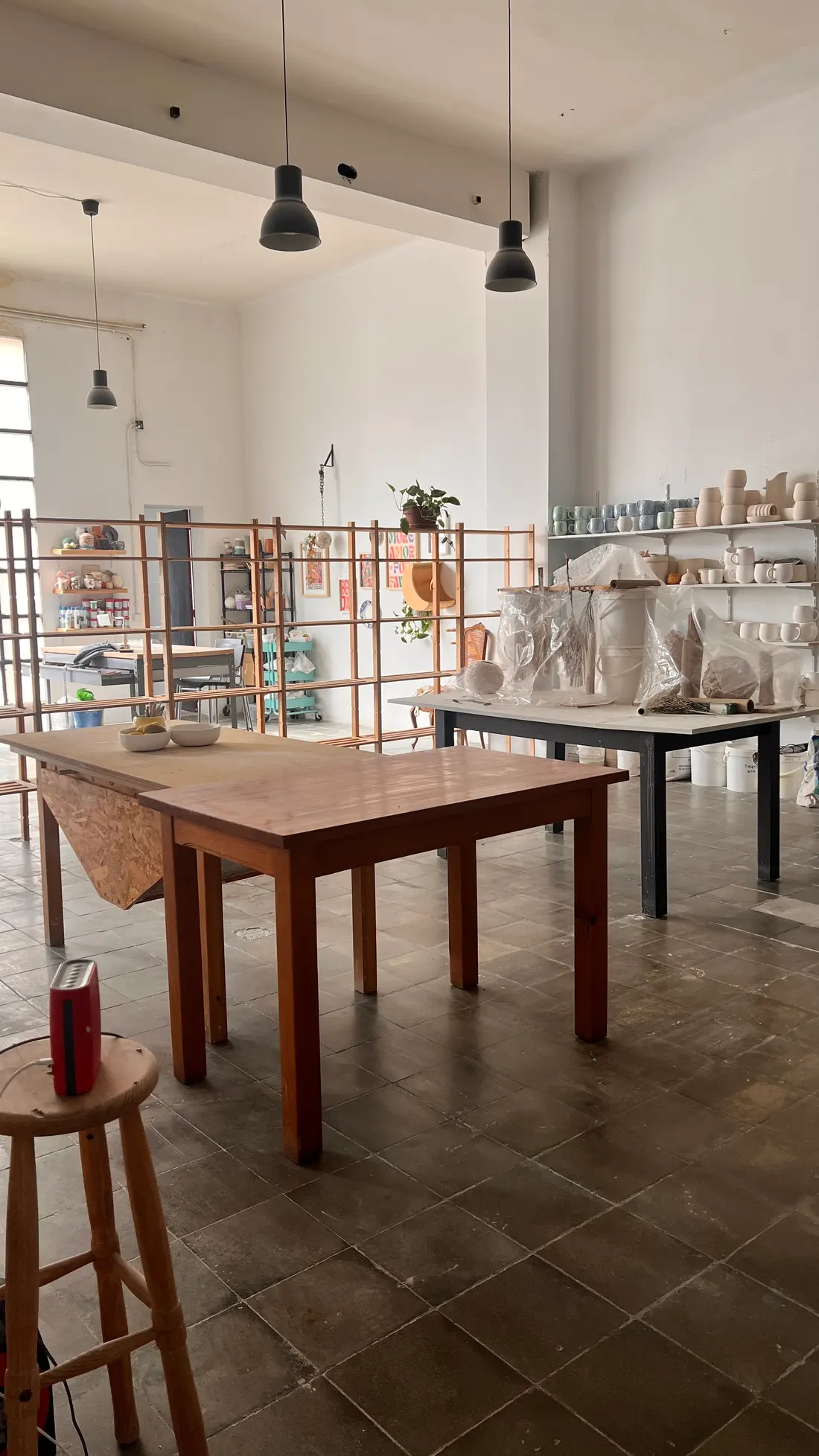 Mesa grande de madera